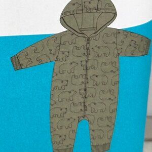 Baby Boy Carter's Bear 2-Way Zip Sleep & Play 18M